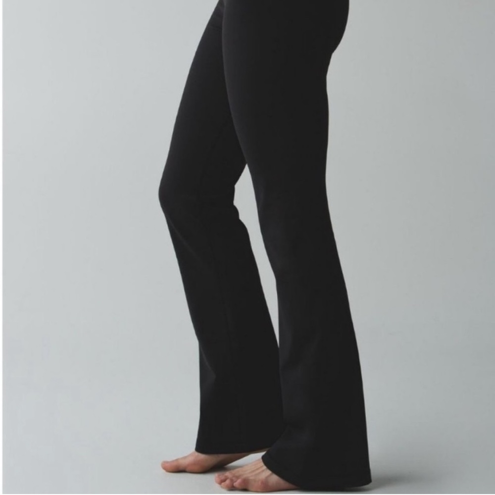 Lululemon Groove Super-High-Rise Flared Pant Nulu * BLACK - Picture 6 of 14